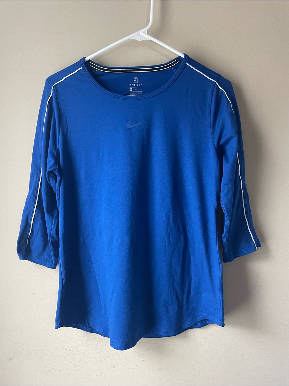 Nike Royal Blue Dri-FIT Long Sleeve Athletic Top
